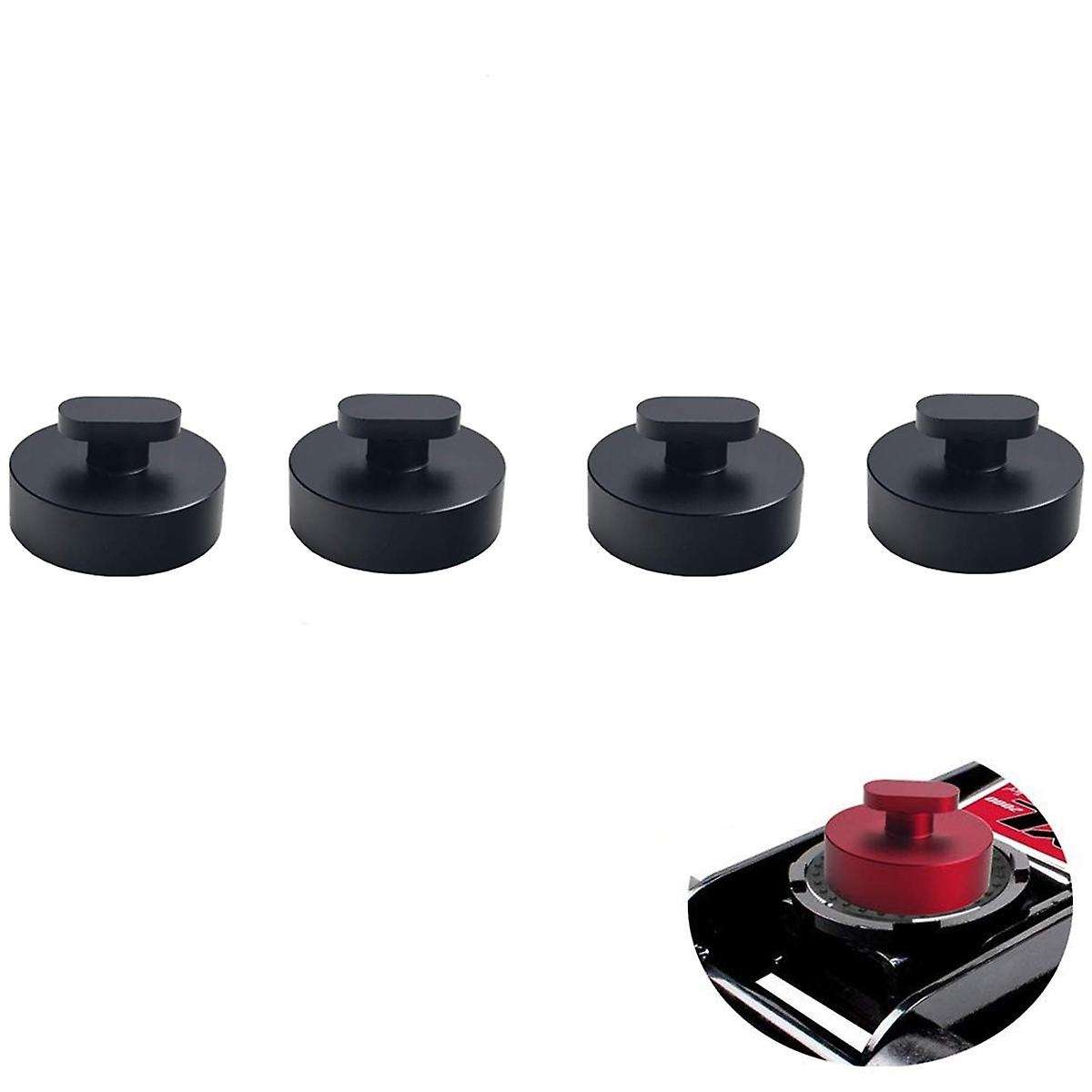 Auto 4 Pack Black Billet Aluminum Jack Pad Jack for C5 C6 Z06 Parts