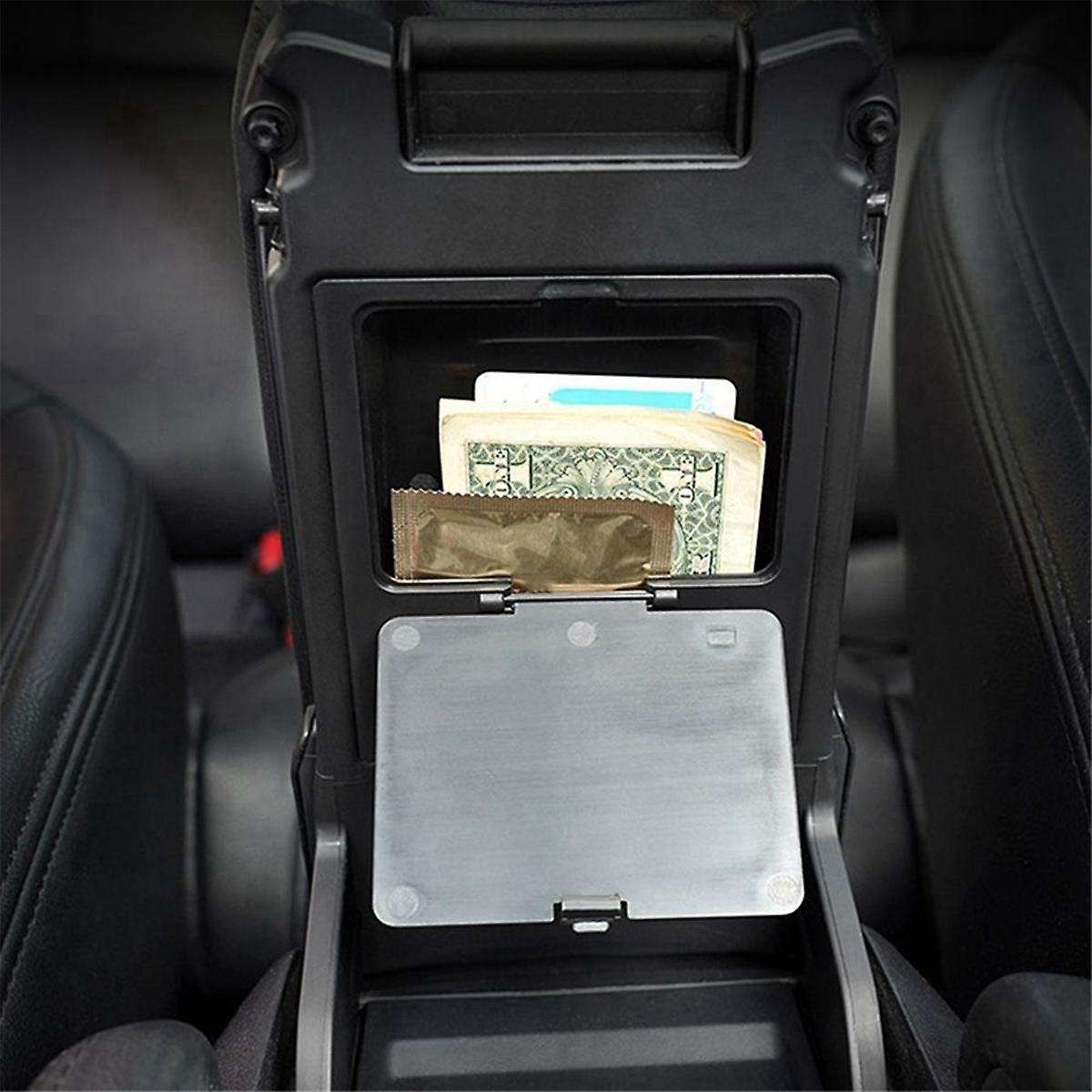 Auto Center Console Compartment Organizer for 10 Years 2017-2021 Armrest Car Bracket Hidden Storage