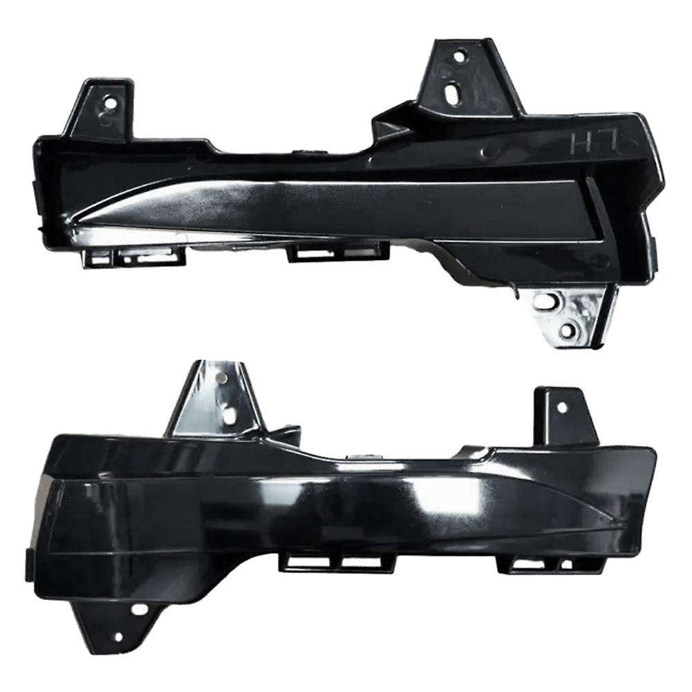 Auto Left Fog Light Frame Front Bumper Foglight Covers without Hole for Model 3 1490022-00-A Access