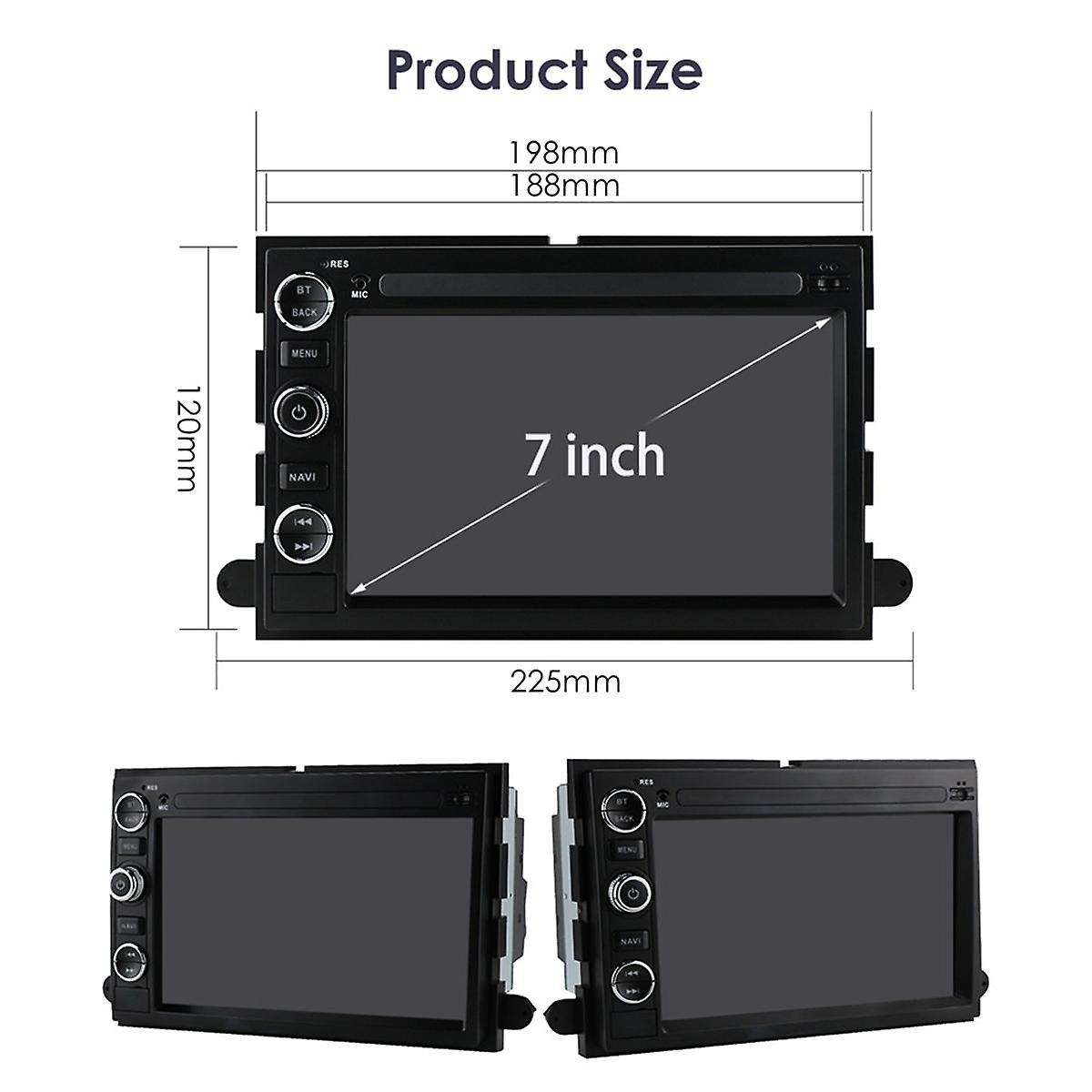 Auto Radio for F250 F350 Taurus Explorer Car Radio Multimedia Video Player Gps Carplay,8core 1g 32g