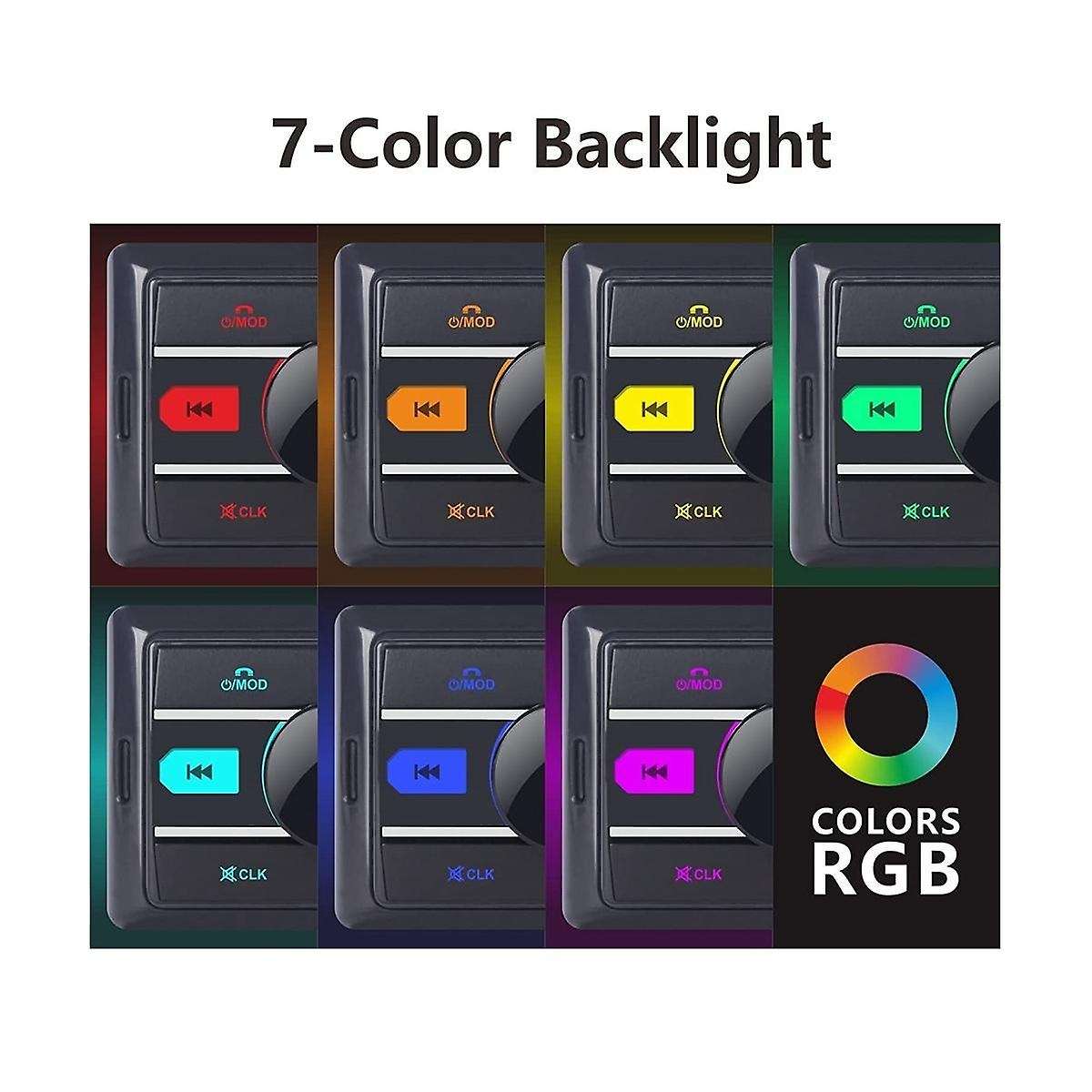 Auto Radio Car Stereo Bluetooth Single Din Mp3 Player with App Control Am Fm Radio Aux Input 2usb R