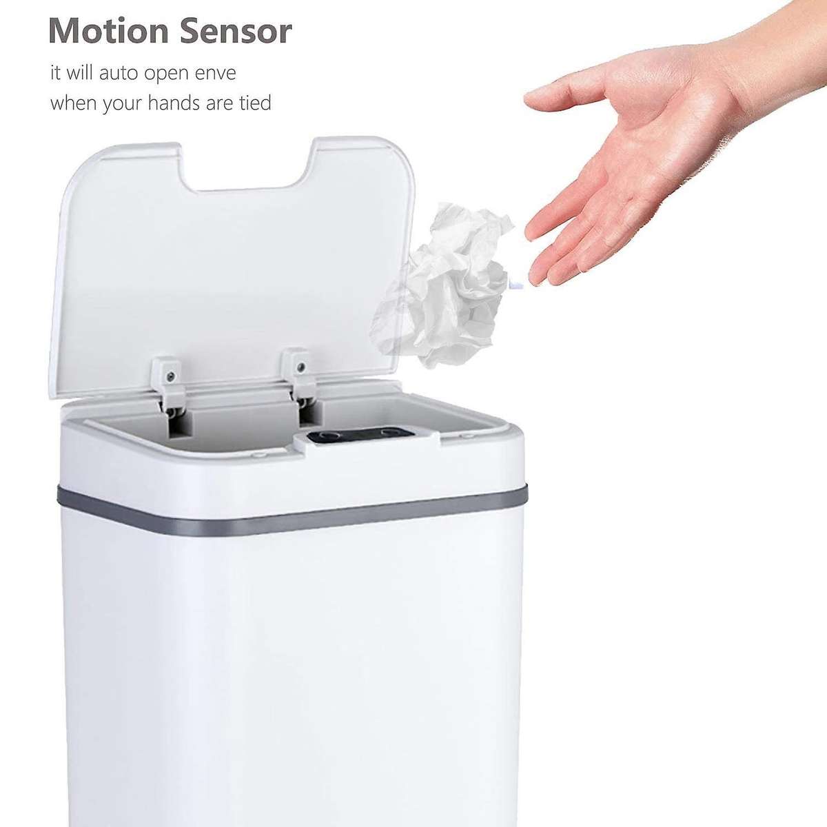 Automatic Touchless Trash Smart Trash Can Electric Trash Can Car Trash Can Trash Can for Bathroom Ki