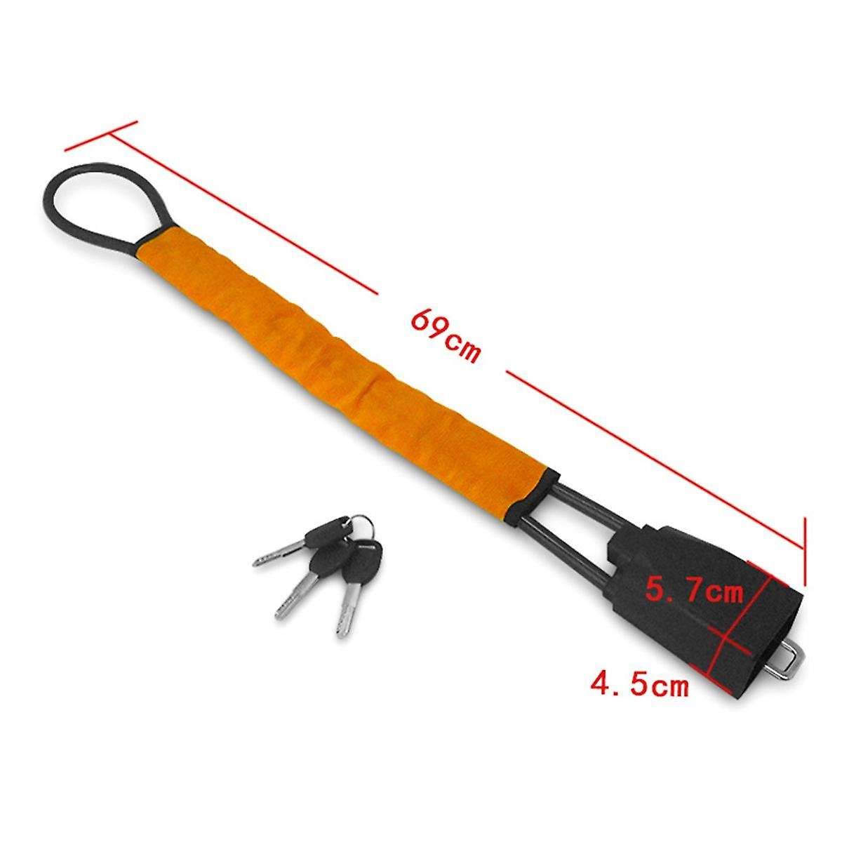 Automobile Car Steering Wheel Lock Seat Lock Accessory Car Retractable Anti Theft Steering Wheel Lo