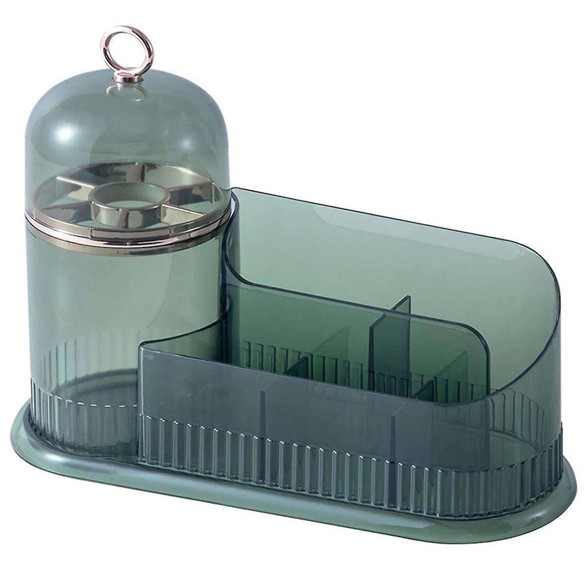 Makeup Organizer for Vanity,Skincare Organizer with Makeup Holder Organizer,Partitioned Storage Cosm