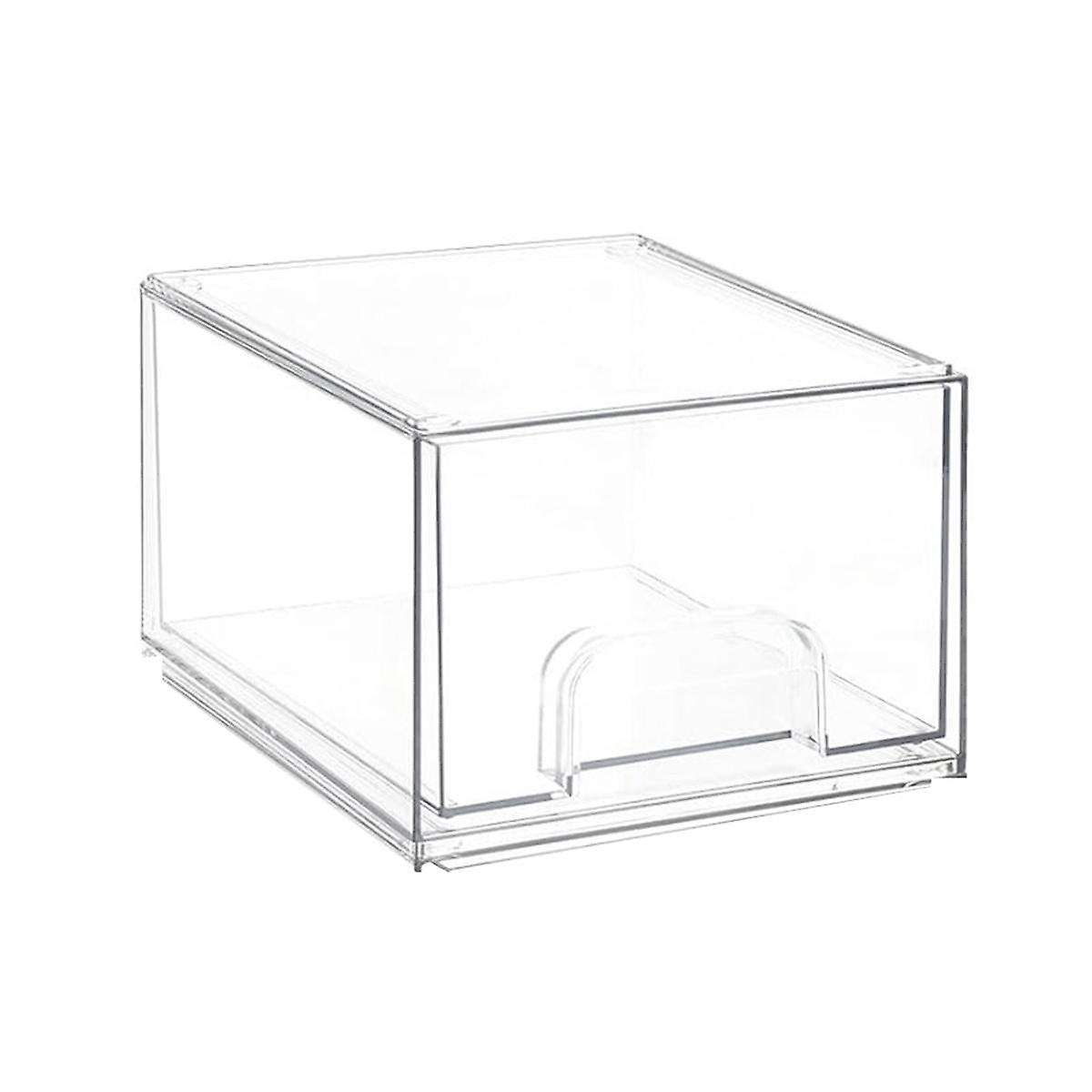 Makeup Organizer Storage Drawers, Stackable Skincare Organizers, Clear Plastic Storage Bins, Acryli