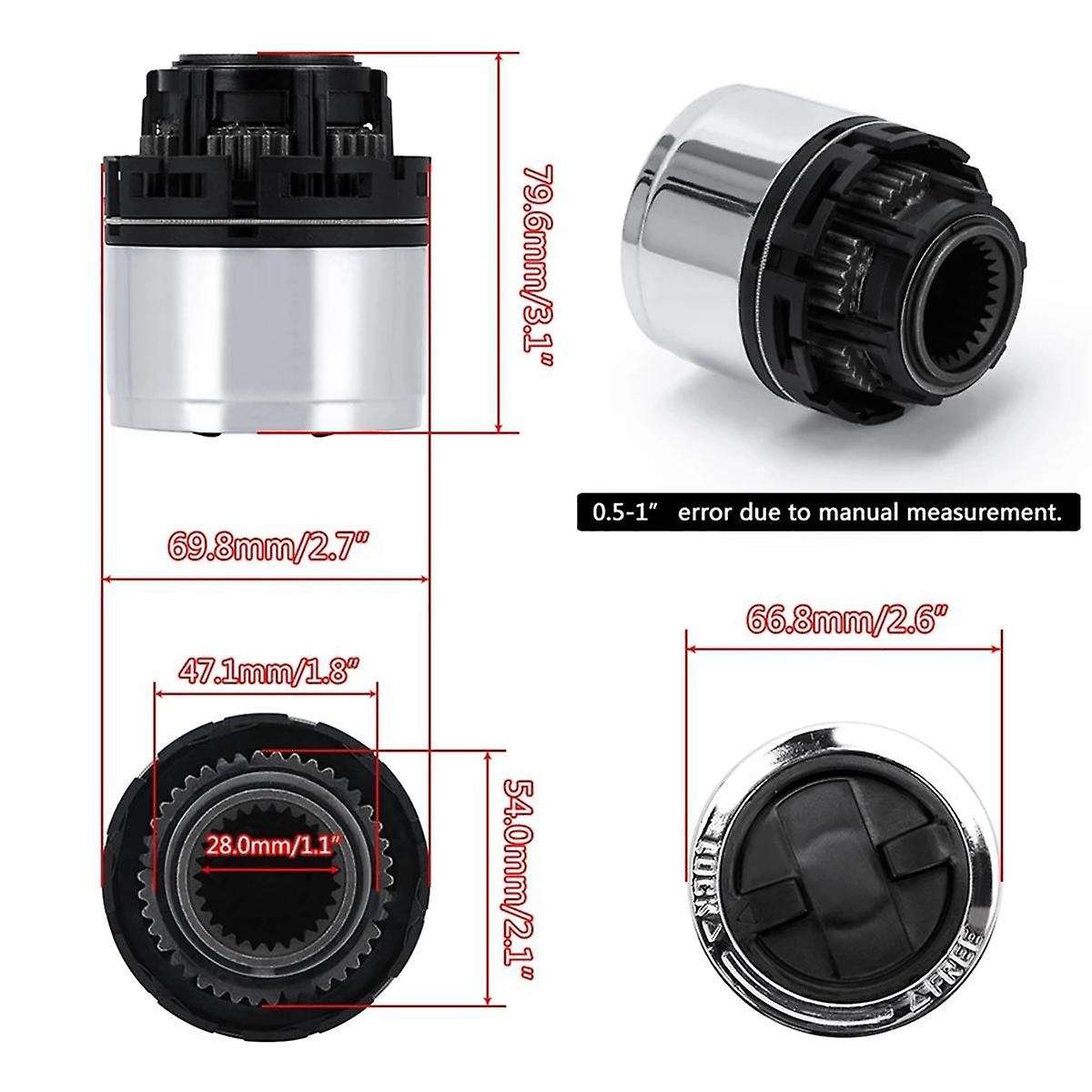 Manual Free Wheel Locking Hub Conversion for Ranger 98-00 B3000 01-08 Pickup 1500170 15001.7 15001.7