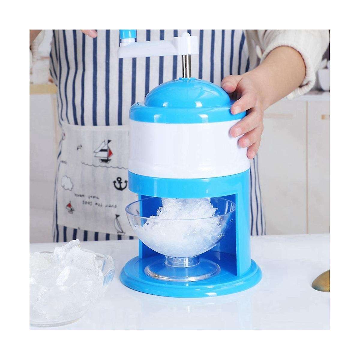Manual Ice Crusher Home Use Ice Shaver and Snow Cone Machine Summer Maker Ice Crushing Breaker Tool