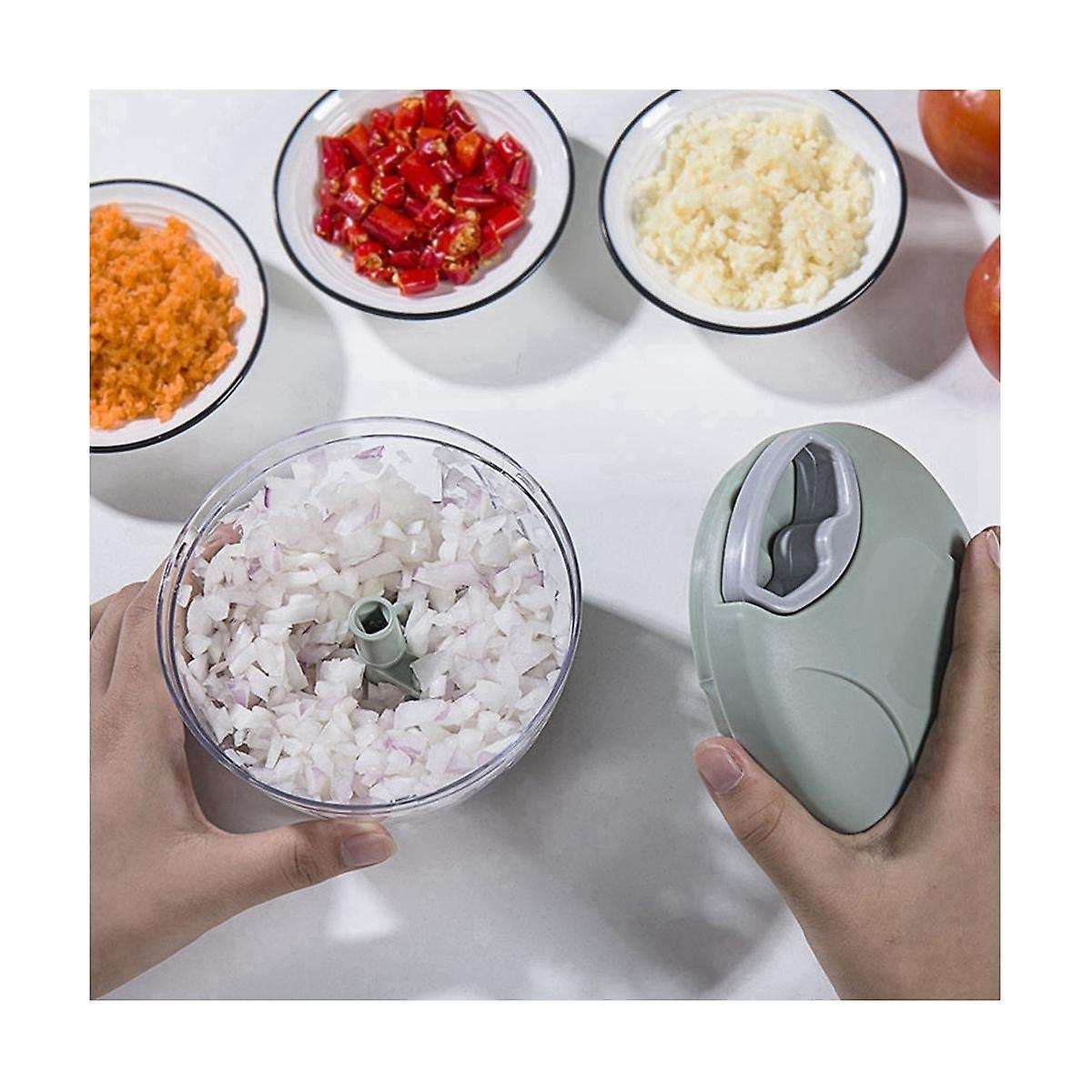 Manual Meat Mincer Garlic Chopper Rotate Garlic Press Crusher Vegetable Onions Cutter Kitchen Cooki