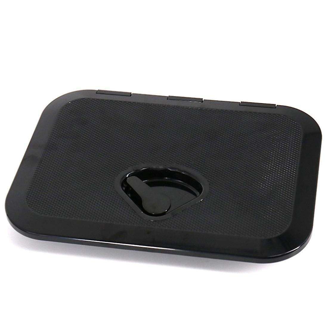 Marine Deck Access Hatch & Lid Boat Deck Hatch Access Hatch & Lid - (14.75 Inch x 10.6 Inch) (Black)