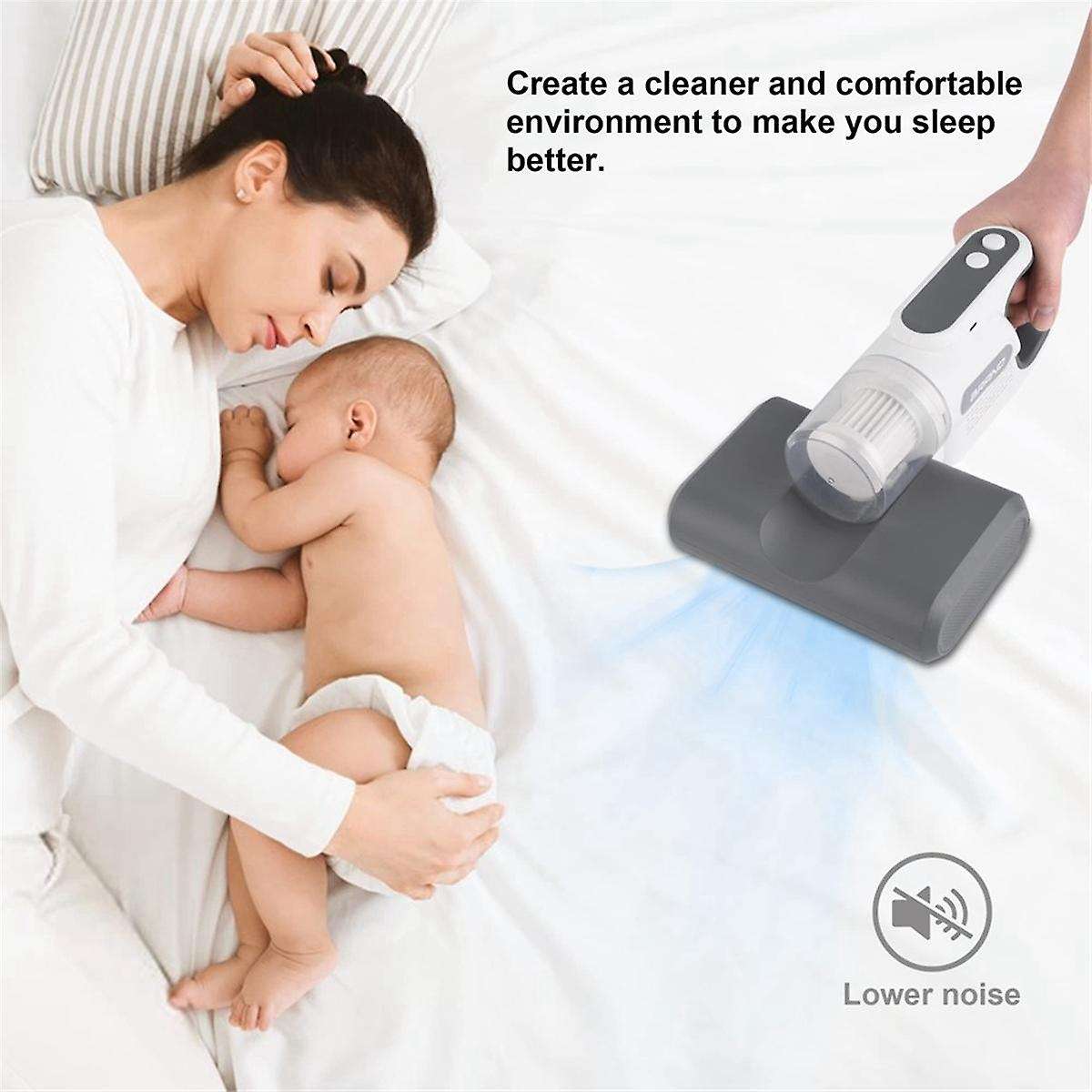 Mattress Vacuum Cleaner, and Rechargeable Car Vacuum, Effectively Clean Up for Sofas, Bed, Car Home