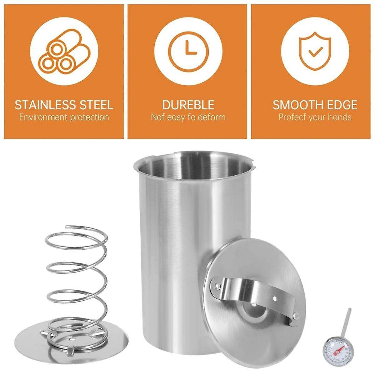 Meat Press Cooker 304stainless Steel Ham Press Maker Multifunctional Round Shape Homemade Meat Press