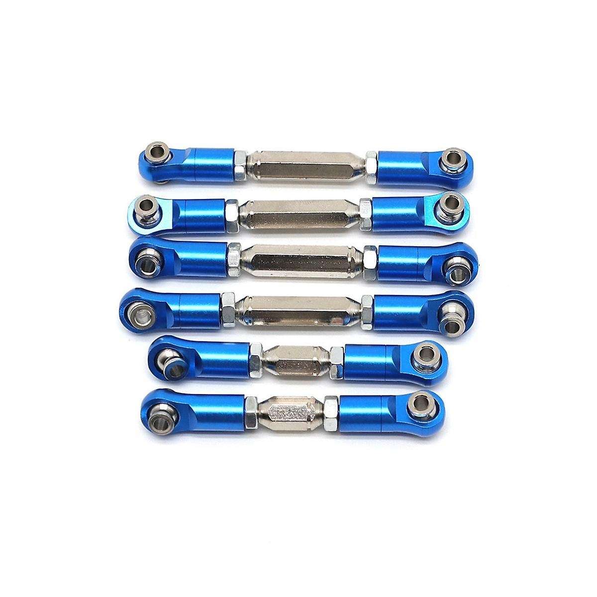 Metal Adjustable Tie Rods Turnbuckles Toe Links Linkage Set for 1/10 Arrma Senton Granite 550 Upgra