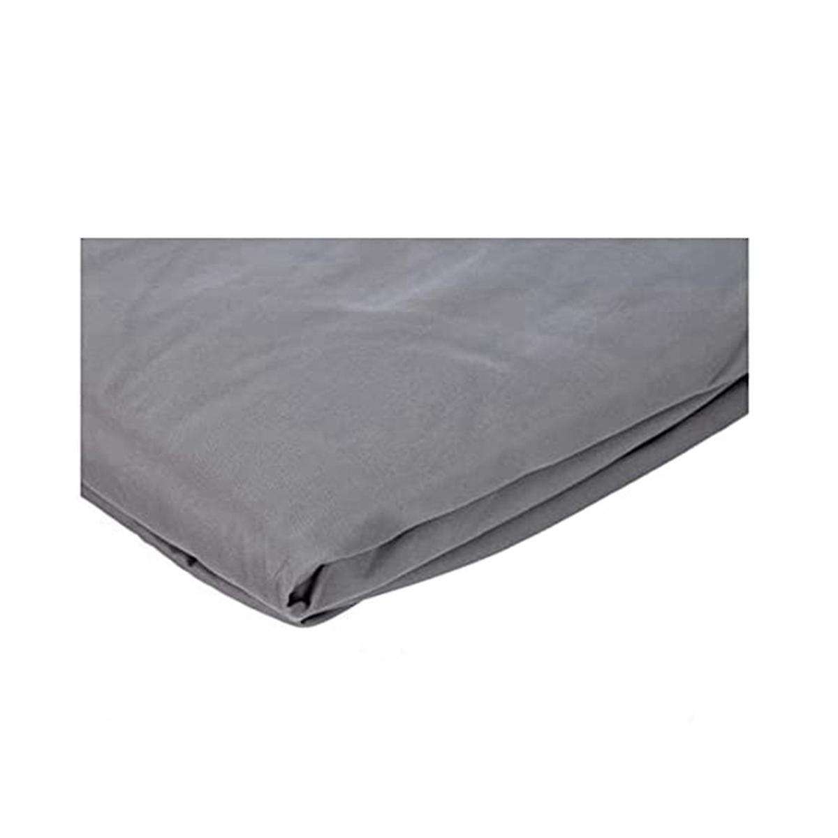 Microfiber , Fitted Sheet,dark Grey, 180 X 200 X 30 Cm