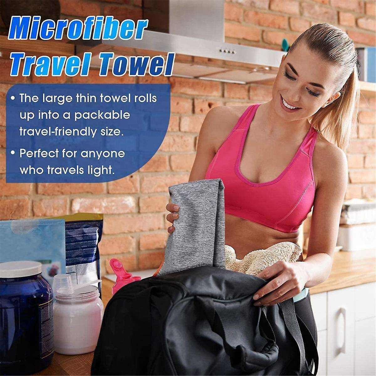 Microfiber Quick Drying Gym Towel 30 X 15.7 Inch Workout Towels Microfiber Gym Towel