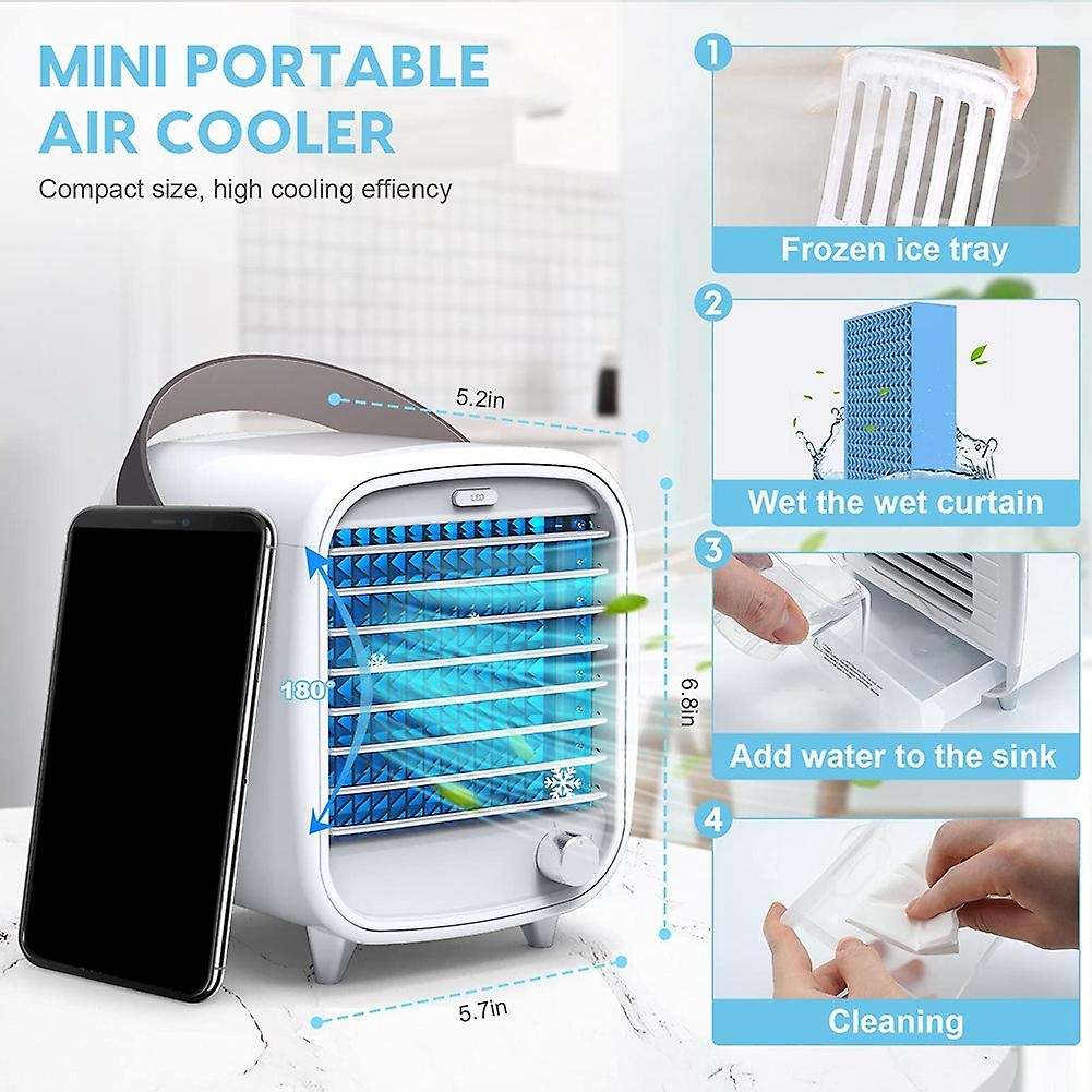 Mini , Desktop Personal Air Coolers Fan for Office Room, Personal Air Conditioner for Outdoor