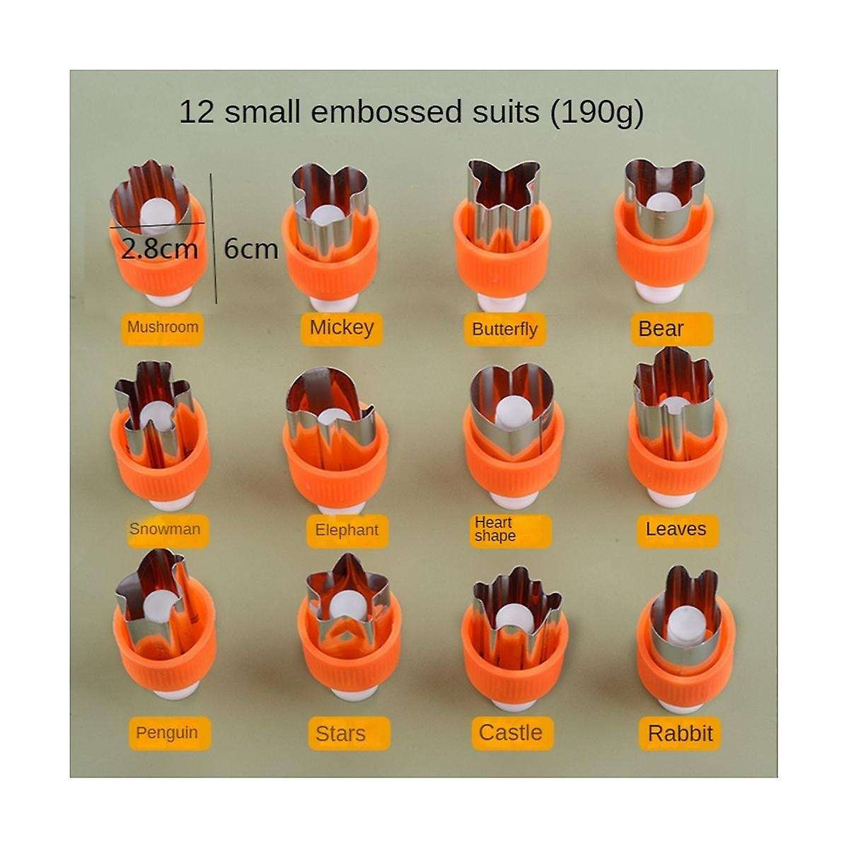 Mini Cookie Set Fruit Shapes Fruit Shape Mini Cookie Cutter Fruit Cookie Small Cookie