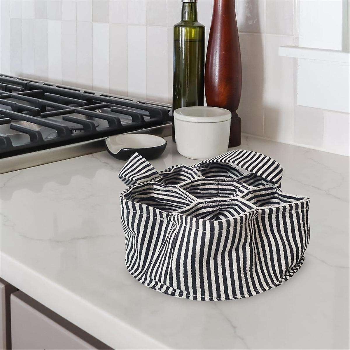 Mini Fabric Egg Basket for Gathering Eggs - 1PCS Egg Collecting Basket with 7 Pouches for Chicken, D