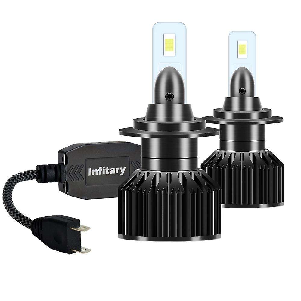 Mini LED Car Headlight Bulb 12000LM 6500K H13 H27 880 HB3 HB4 9007 Running Auto head light lamp H7