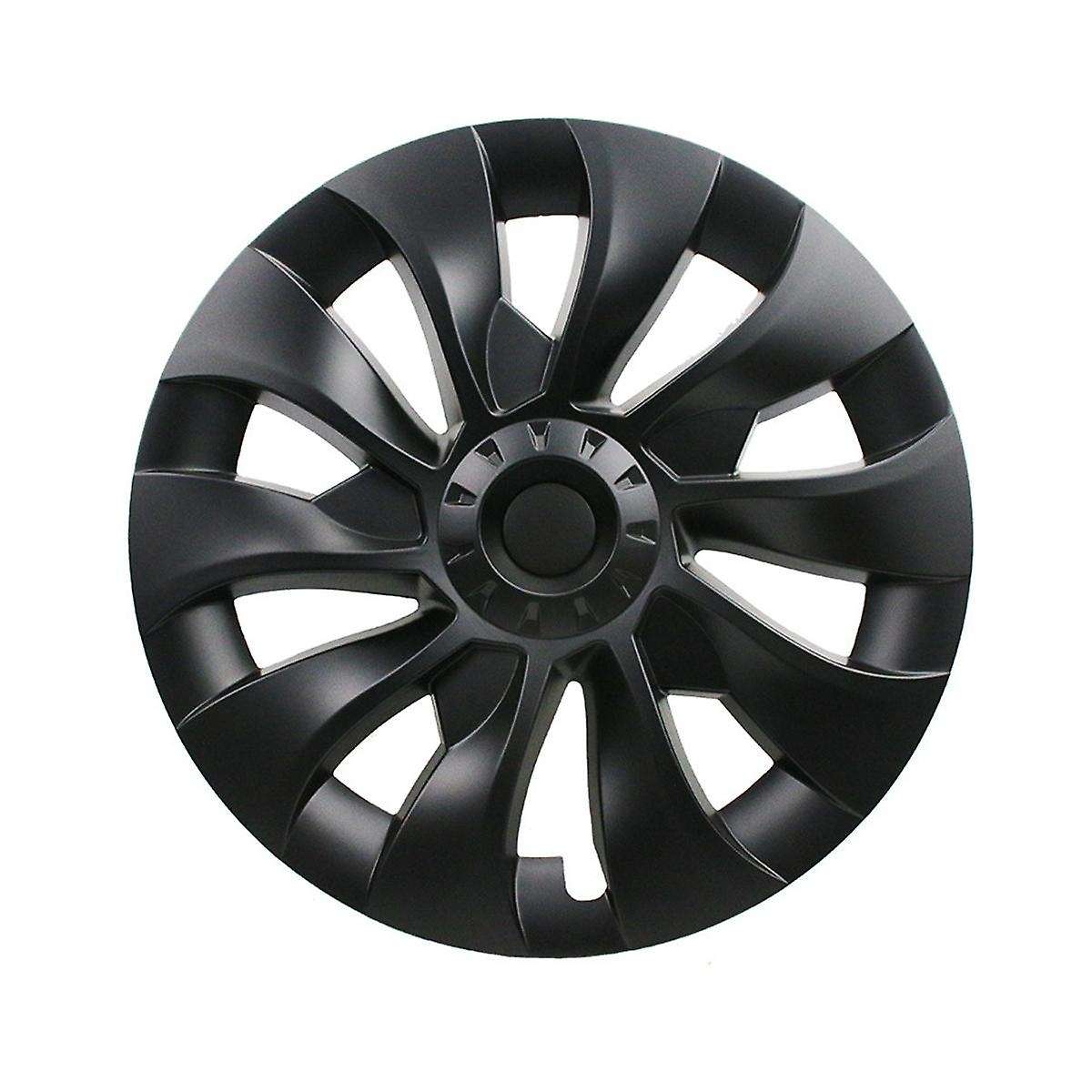 Model 3 Wheel Cover 18 Inch, Hub Cap Full Cover Replacement Accessories for - Black (left)