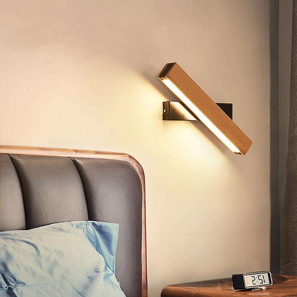 Modern Wall Lamps Lighting 360 Rotatable Indoor LED Wall Mounted Light Bedroom Living Room Indoor A