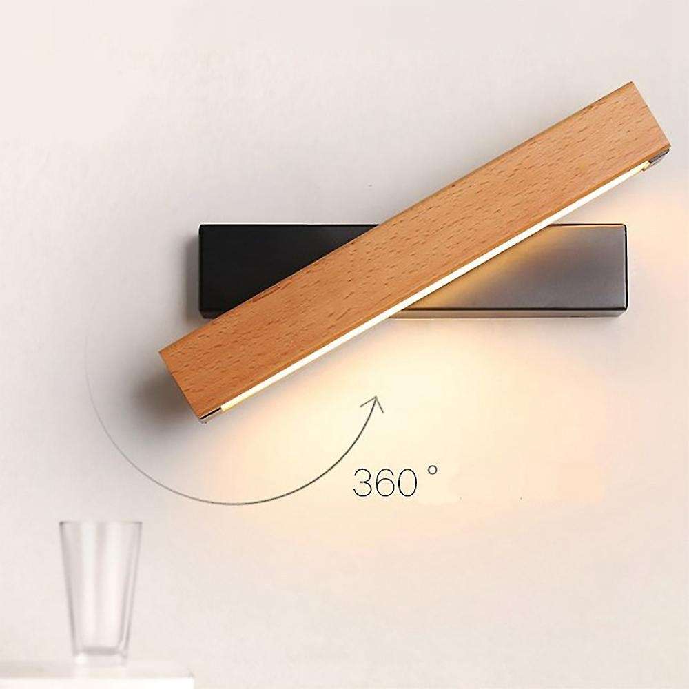Modern Wall Lamps Lighting 360 Rotatable Indoor LED Wall Mounted Light Bedroom Living Room Indoor A