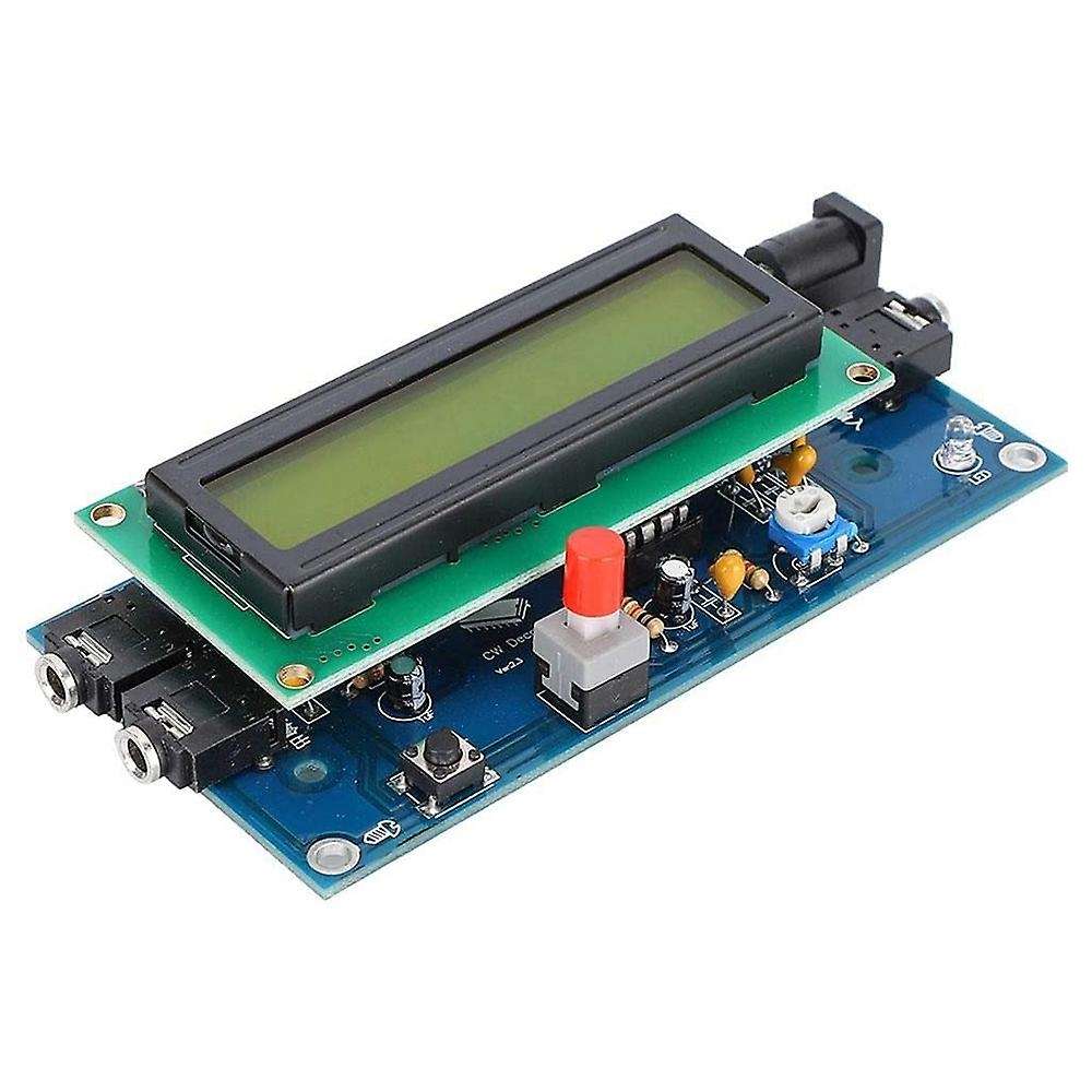 Morse Code Reader,CW Decoder Morse Code Translator Module LCD Display Ham Radio Telegraph DC12V Deco