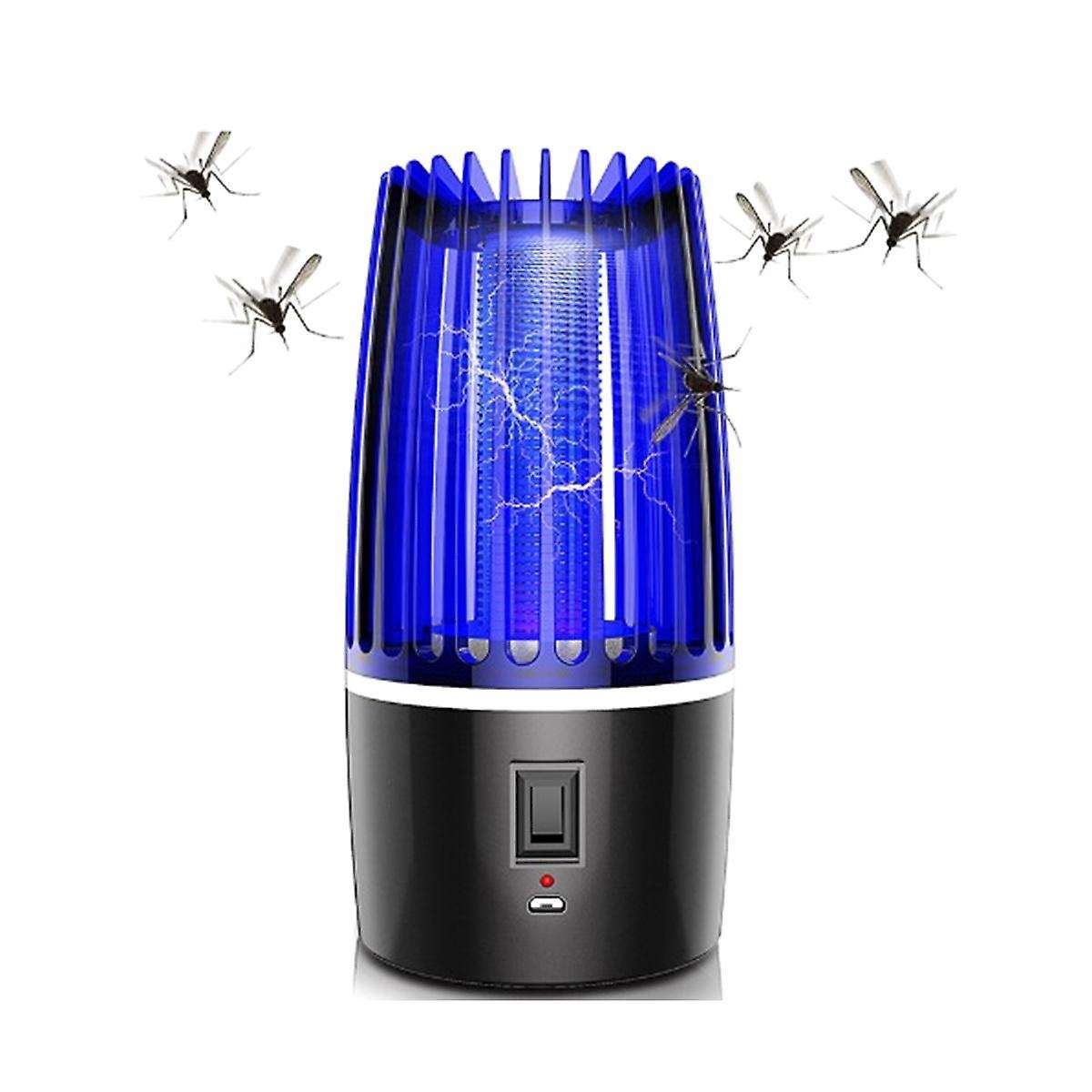 Mosquito Lamp Trap, Electric -4000mah Usb Rechargeable Portable Bug Zappers&night Light /camping