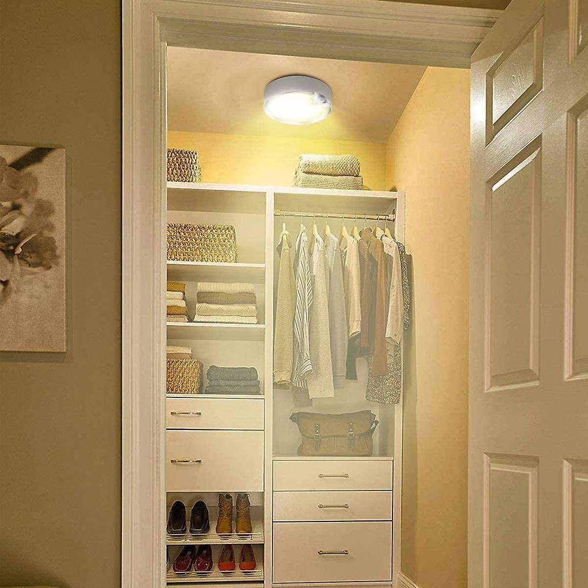 Motion Sensor Ceiling Light Battery Operated,80 LED Ultra Bright Motion Activated Indoor Light for