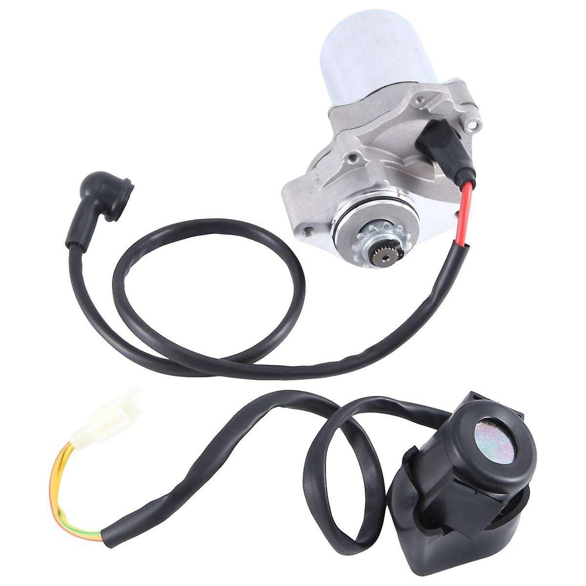 Motor & Solenoid Relay for 50cc 70 Cc 90cc 100cc 110cc 125cc Atv Dirt Bikes Go Karts Chinese Pit B