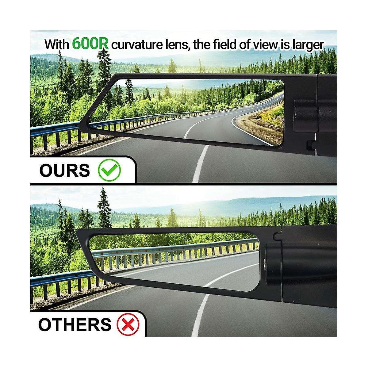 Motorbikes Accessories for Universal Wind Deflector Spoiler Blue Glass