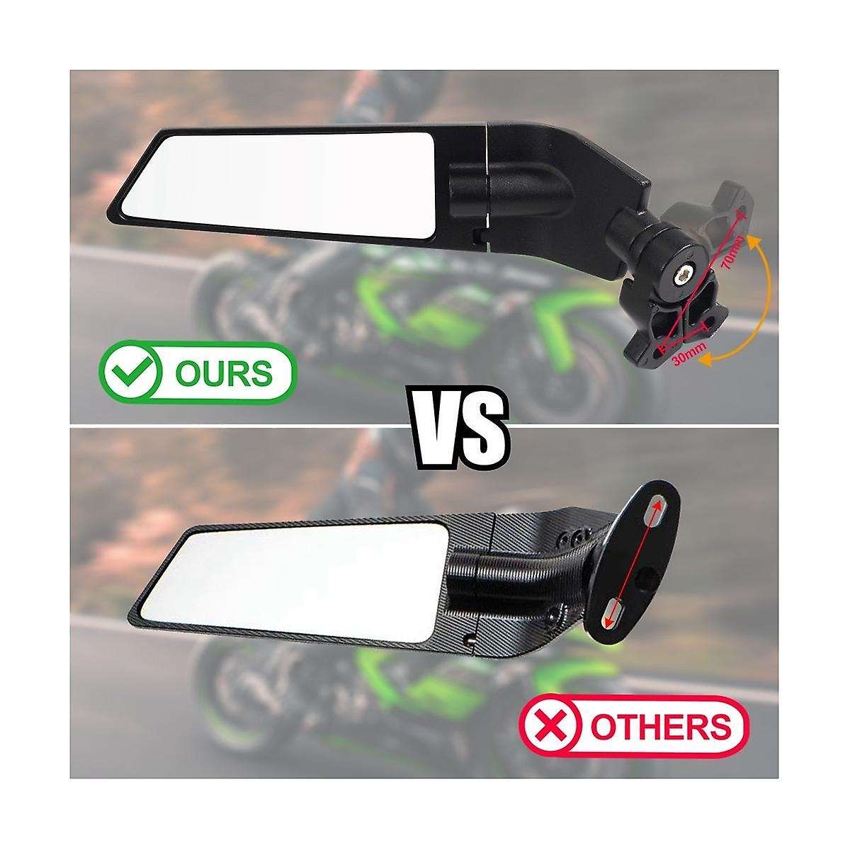 Motorbikes Accessories for Universal Wind Deflector Spoiler White Glass