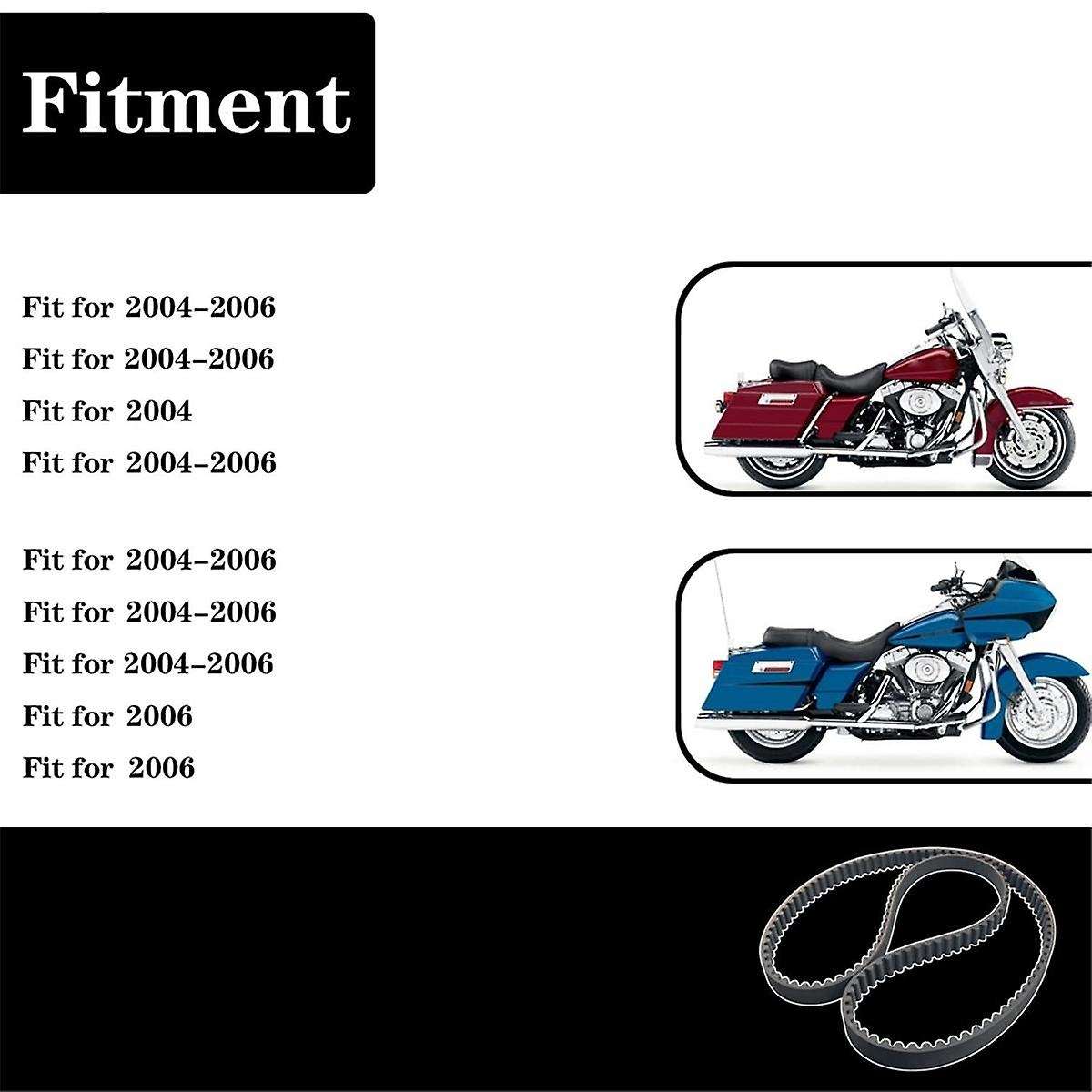 Motorcycle 139T 1-1/8Inch Rear Drive Belt for Glide FLHT Ultra FLTR Road Glide FLHR 04-06 40024-04 1