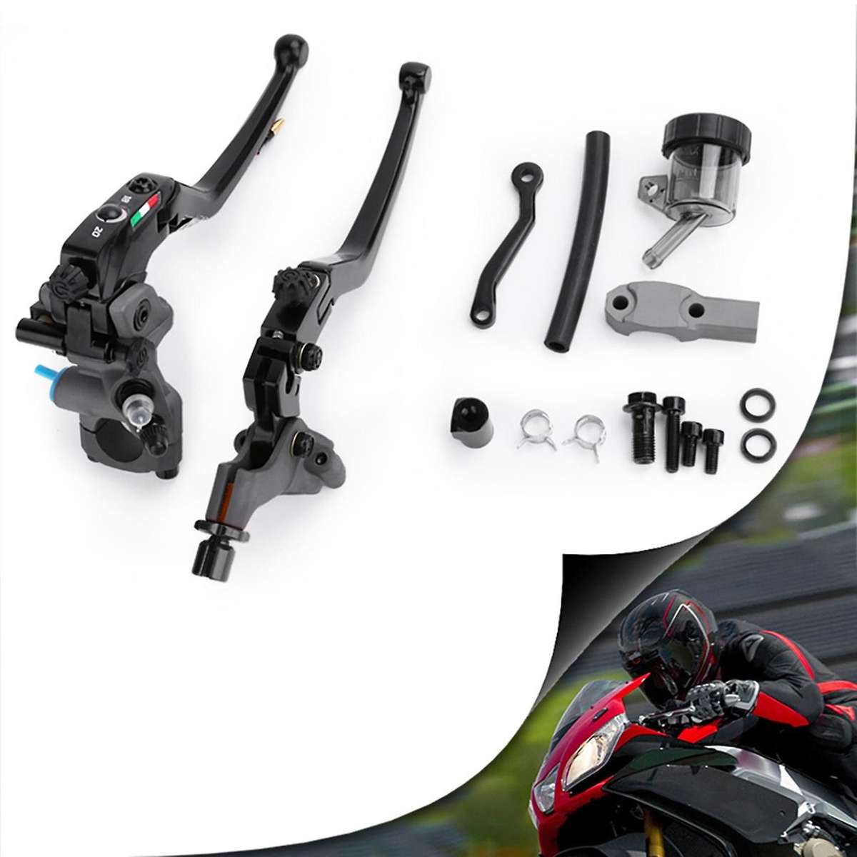 Motorcycle 19rcs Radial Mounting Brake Clutch Pump Master Cylinder for Cafe Racer Ninja Honda Suzuk