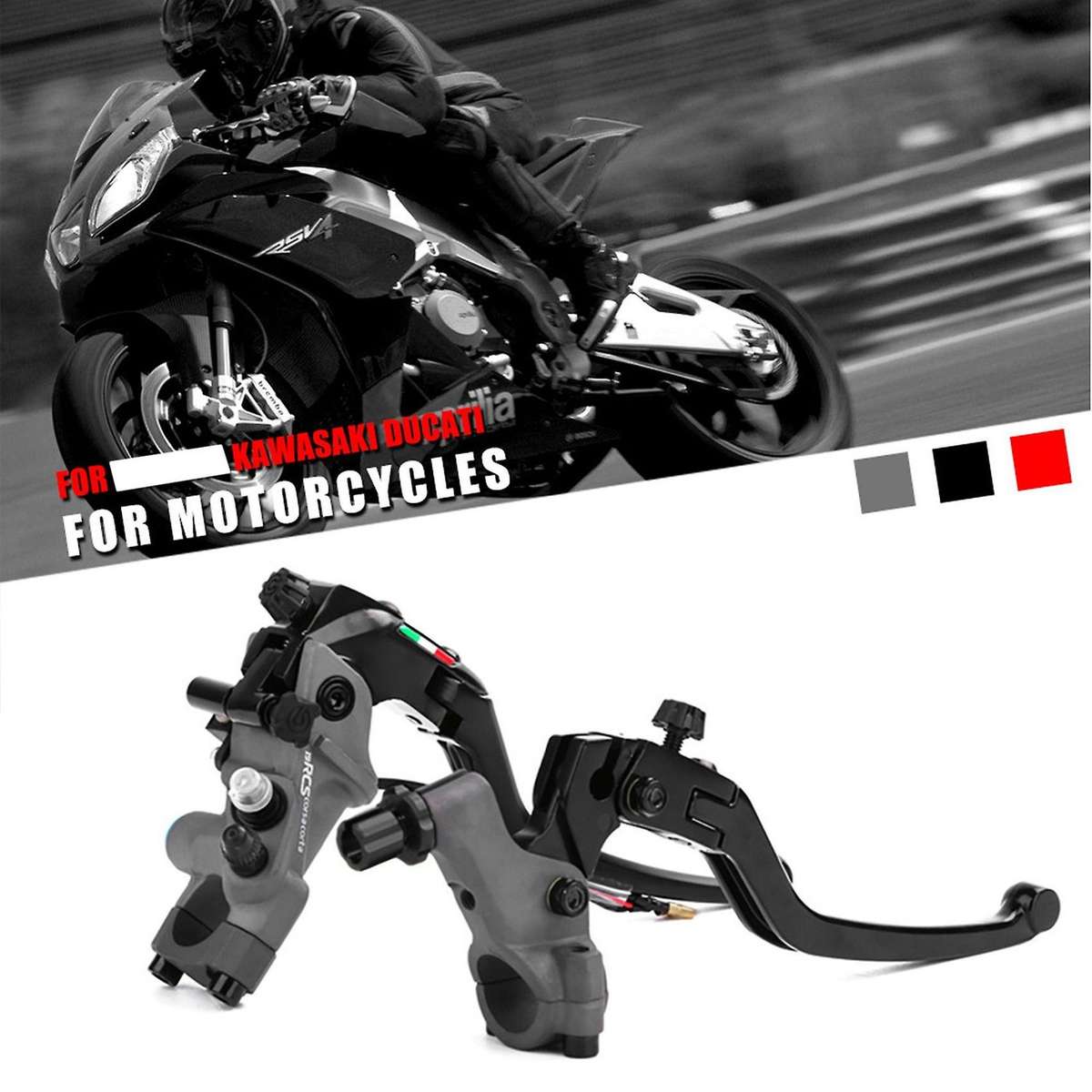 Motorcycle 19rcs Radial Mounting Brake Clutch Pump Master Cylinder for Cafe Racer Ninja Honda Suzuk