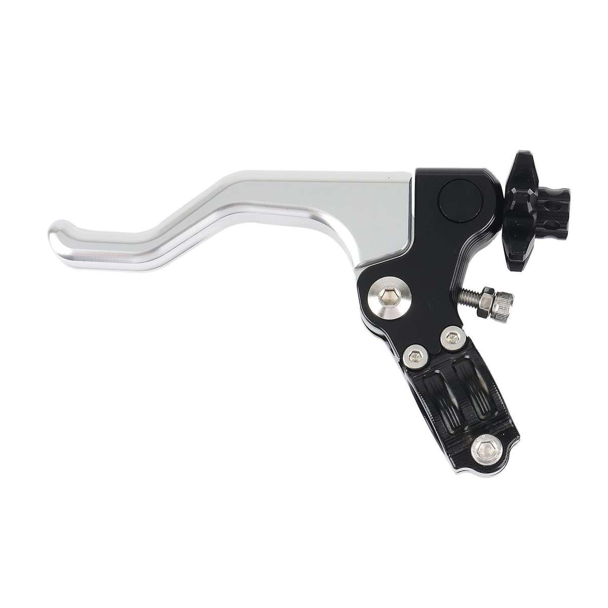 Motorcycle 22mm Stunt Clutch Lever Short Performance Cable Easy Pull Left Lever for Grom RM125(Silve