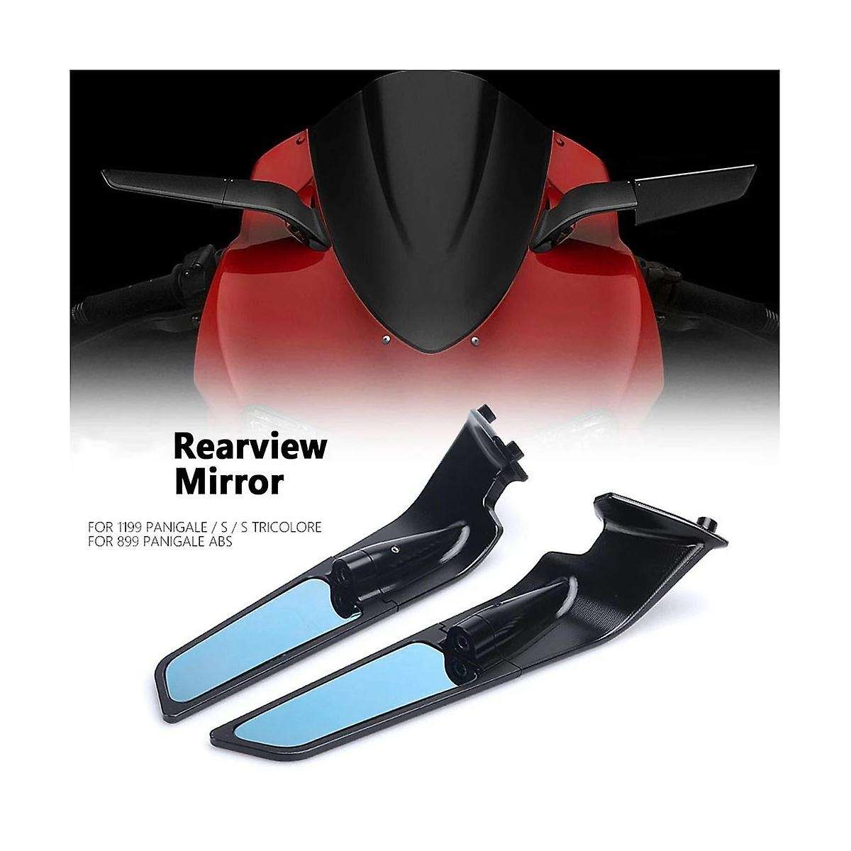 Motorcycle Accessories Rearview Mirrors Side Mirrors for Panigale 899 Abs Panigale 1199 / S / Trico