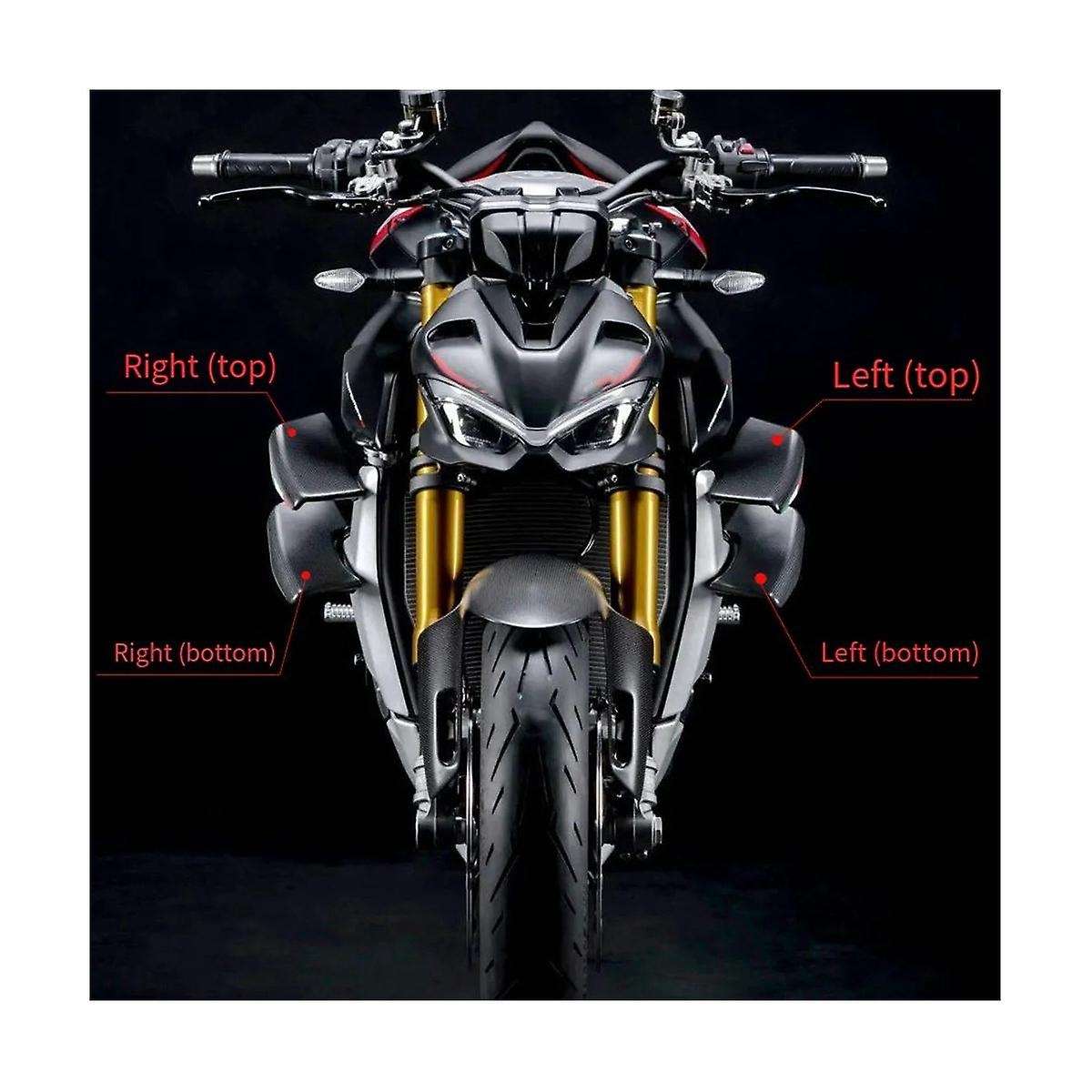 Motorcycle Aerodynamic Spoiler Fairing Cover for Streetfighter V4 V4s V4r V2