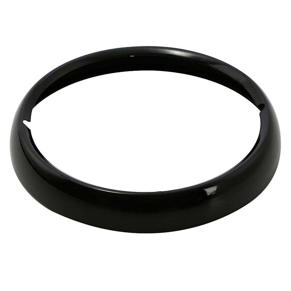 Motorcycle Black 7 Inch Headlight Trim Ring for Touring Glide Street Glide Road King