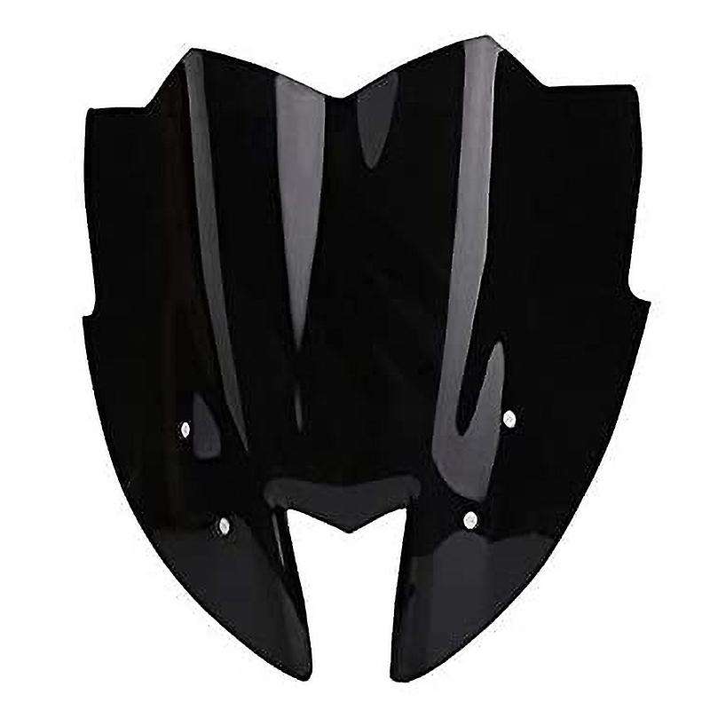 Motorcycle Black Windshield Viser VIsor Compatible Kawasaki Z800 2012-2016