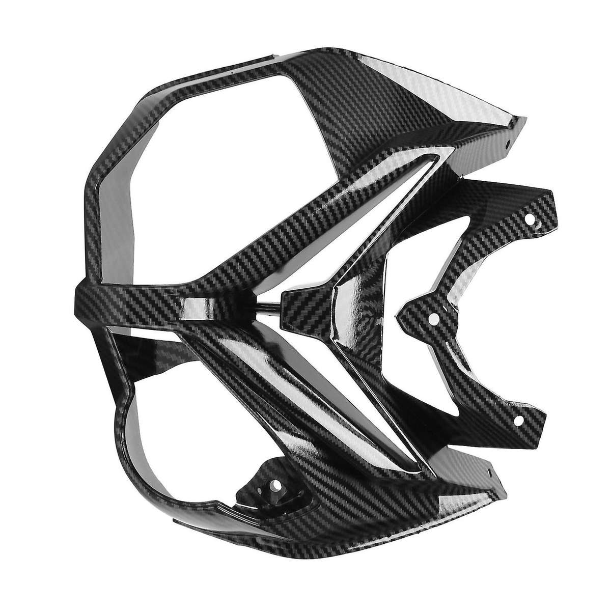 Motorcycle Carbon Fiber Headlamp Cover Front Upper Fairing Headlight Cowl Nose Panlel for S1000R 201