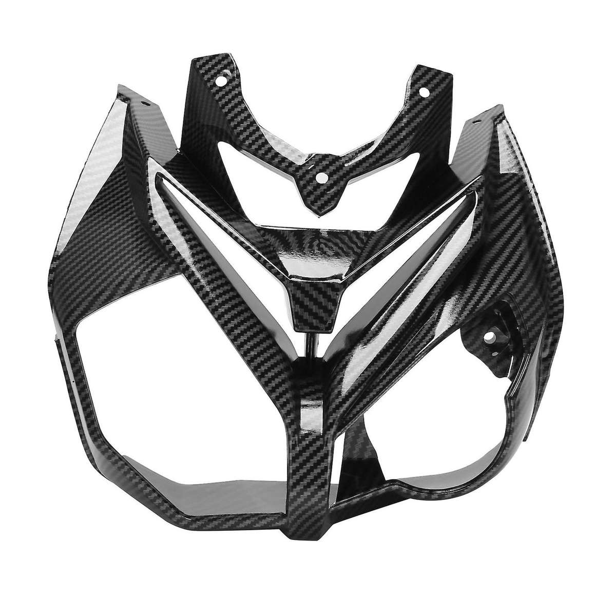 Motorcycle Carbon Fiber Headlamp Cover Front Upper Fairing Headlight Cowl Nose Panlel for S1000R 201