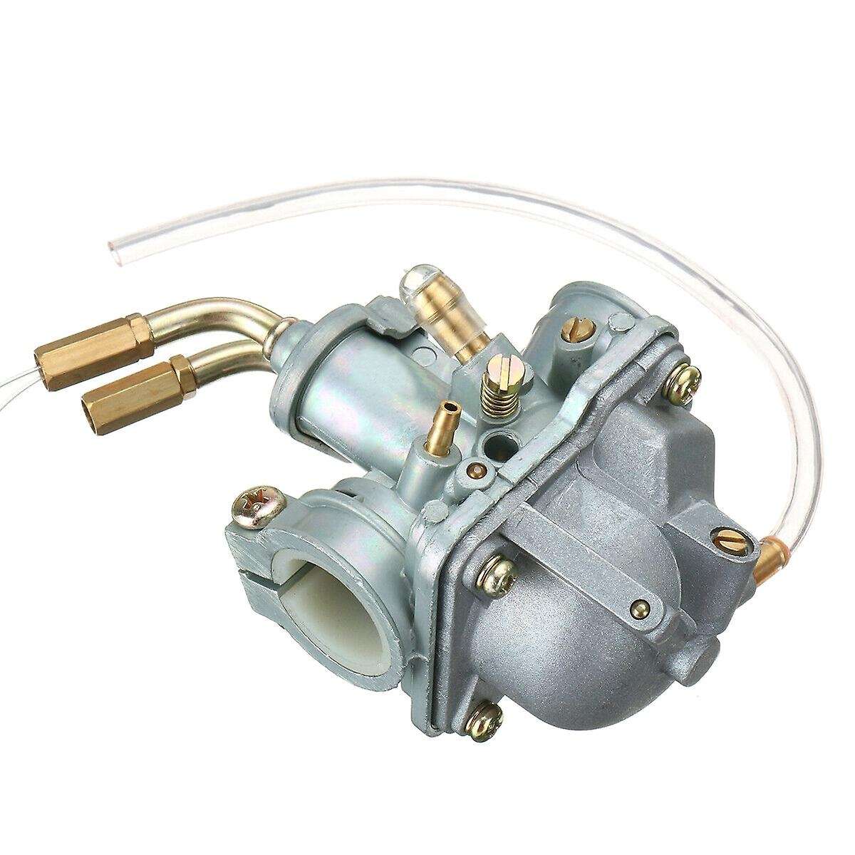 Motorcycle Carburetor with Air Filter Box Throttle Cable Accelerator Cable Set for Peewee PW50 PY50