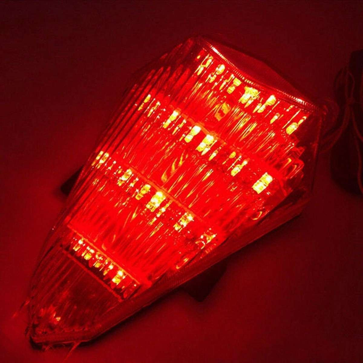 Motorcycle Clear Brake LED Tail Light Turn Signal for YZF-R6 2006-2013