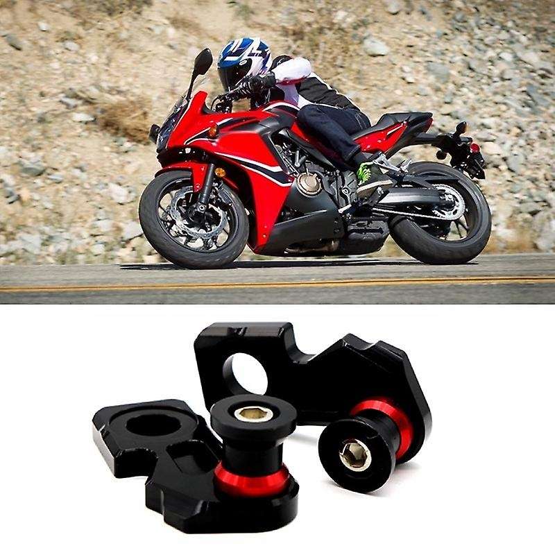 Motorcycle Cnc Aluminum Chain Adjuster Block Rear Swingarm Spools for Honda Cb650f Cbr650f 2014-201