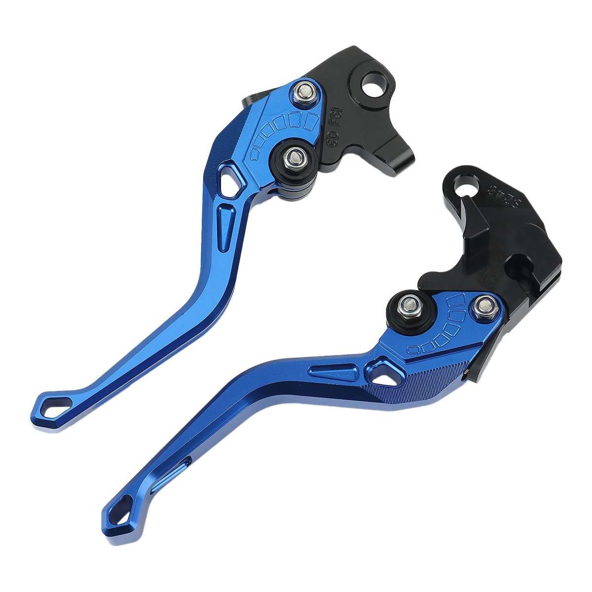 Motorcycle Clutch Levers Brake Levers for YZF-R125 YZF R125 2008-2011(Blue)