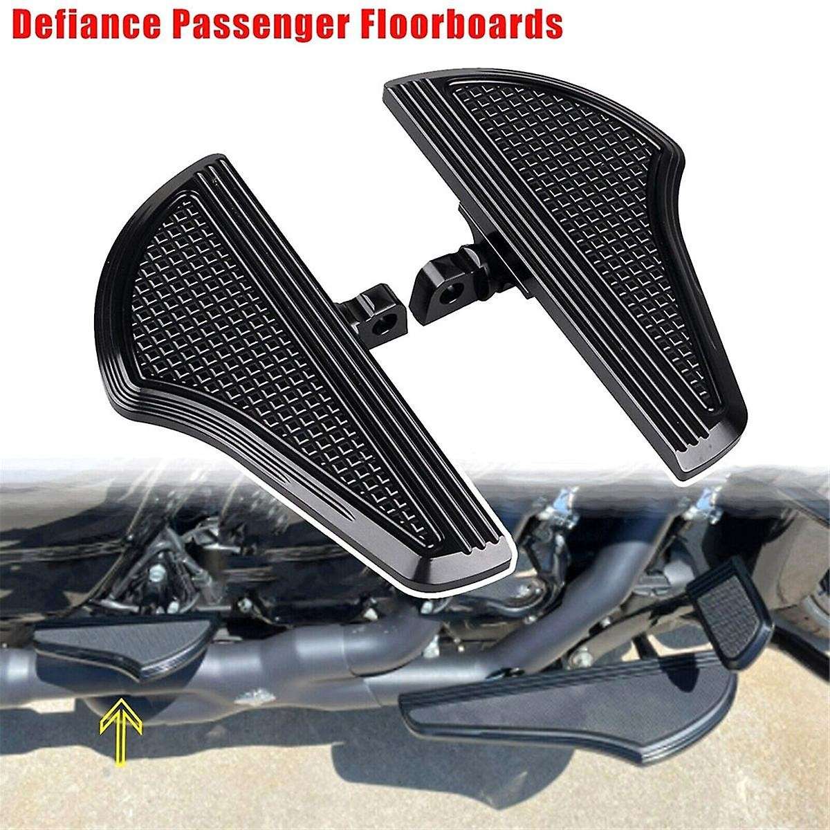 Motorcycle Defiance Rear Floorboards Foot Pegs for Glide