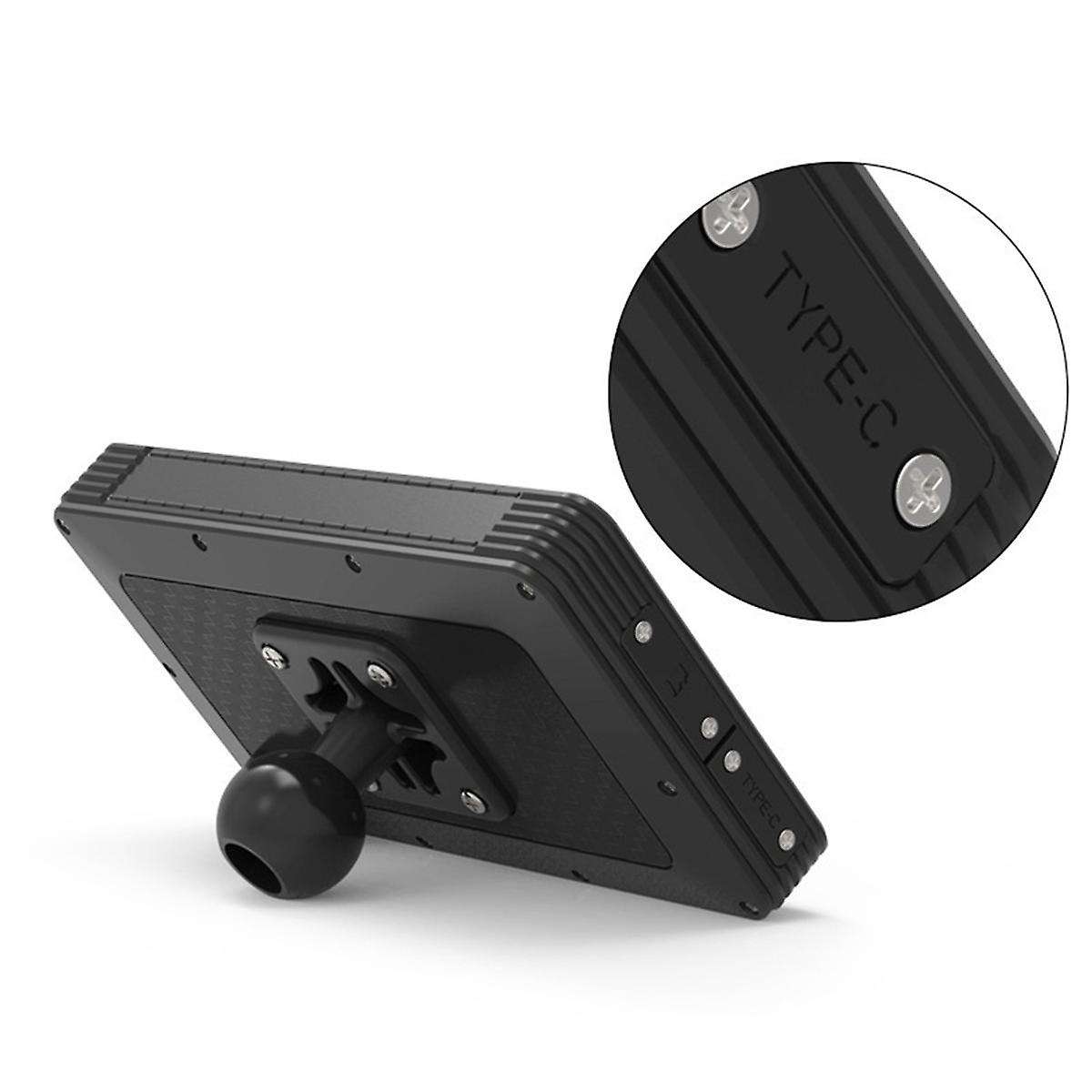 Motorcycle DVR Wireless Carplay Android Auto TPMS Dual HD 2K Cameras GPS 5-Inch WiFi Detection Loop