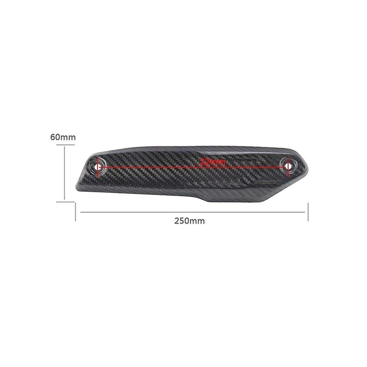 Motorcycle Exhaust Modified Muffler Escape Carbon Fiber Anti Scalding Board Replacement Parts for F9