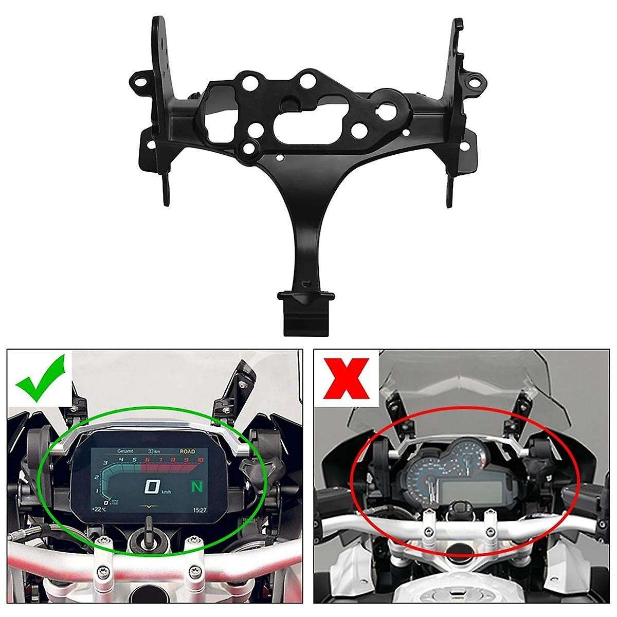 Motorcycle Fairing Cowl Upper Stay Bracket for R1200gs 2018-2019 R1250gs Adv 2019-2023 Fairing Brac