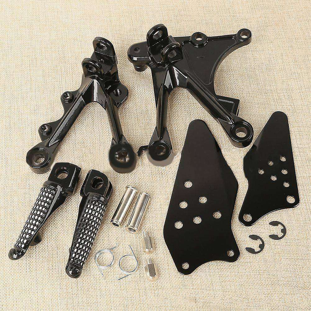 Motorcycle Foot Support Set Footrest Foot Pegs for ZX6R 2005-2008 ZX636 2005-2006
